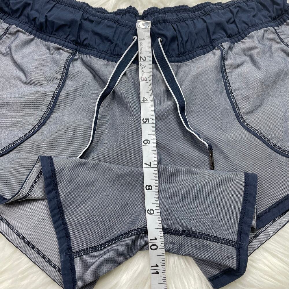 🔥Lululemon Athletic Work It Out Shorts Inkwell Navy Blue Women’s 8 - Picture 14 of 16